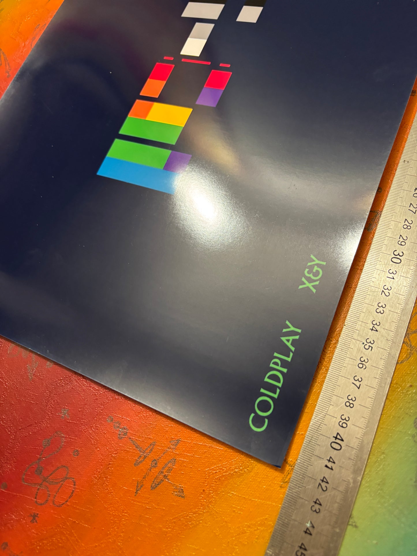 COLDPLAY - X&Y - Symbios Design Rare Glossy Poster Print
