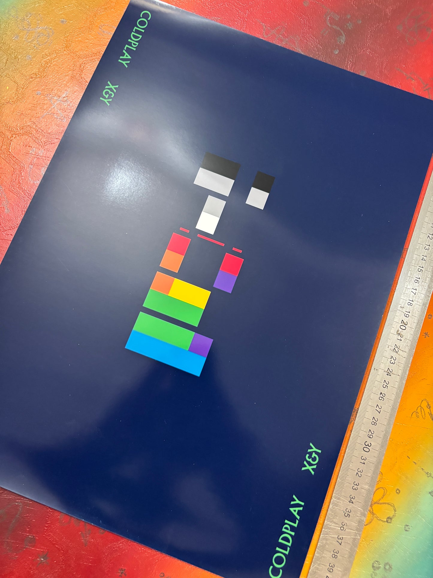 COLDPLAY - X&Y - Symbios Design Rare Glossy Poster Print