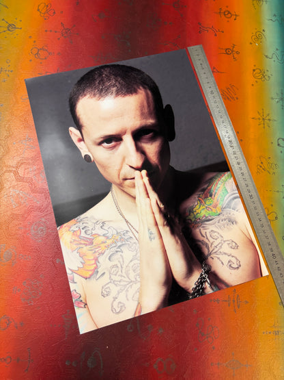 CHESTER BENNINGTON - LINKIN PARK - Symbios Design Rare Glossy Poster Print