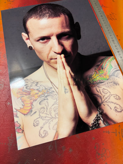 CHESTER BENNINGTON - LINKIN PARK - Symbios Design Rare Glossy Poster Print