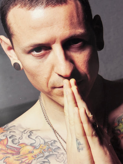 CHESTER BENNINGTON - LINKIN PARK - Symbios Design Rare Glossy Poster Print