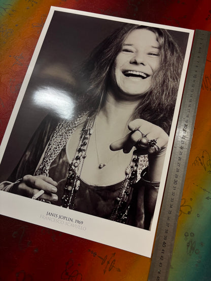 JANIS JOPLIN - Symbios Design Rare Glossy Poster Print