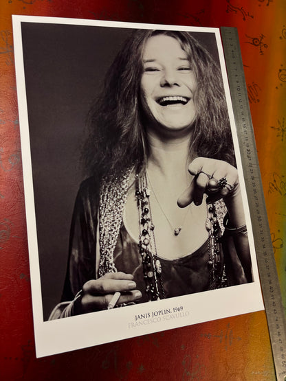 JANIS JOPLIN - Symbios Design Rare Glossy Poster Print