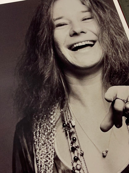 JANIS JOPLIN - Symbios Design Rare Glossy Poster Print