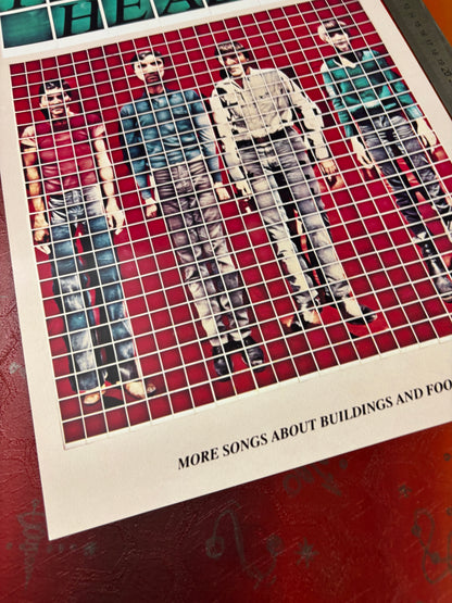 TALKING HEADS - Symbios Design Rare Glossy Poster Print