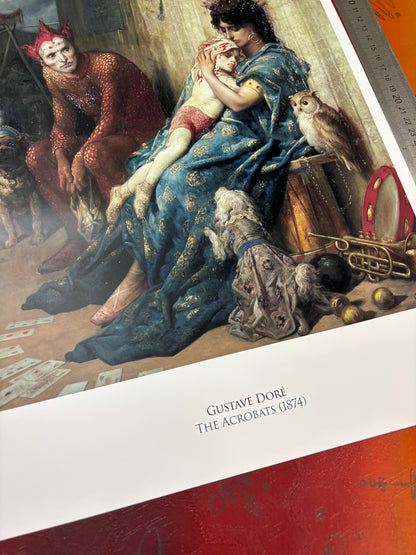 GUSTAVE DORE - THE ACROBATS - Symbios Design Rare Glossy Poster Print