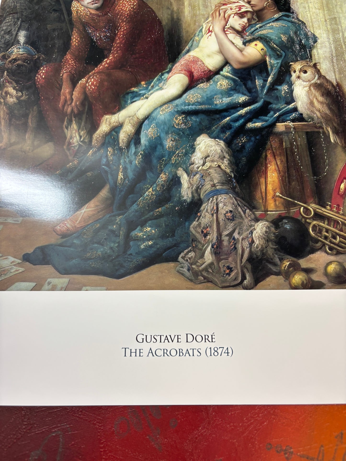 GUSTAVE DORE - THE ACROBATS - Symbios Design Rare Glossy Poster Print