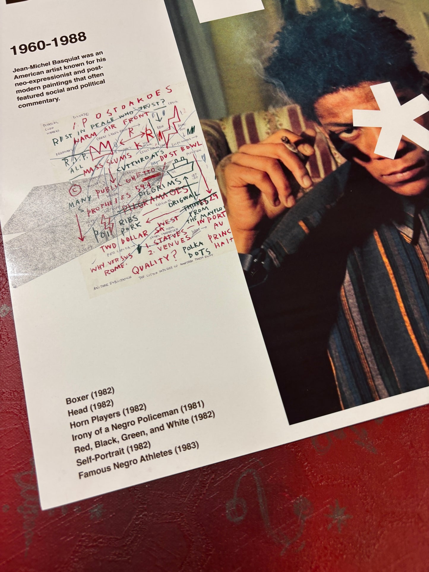 JEAN-MICHEL BASQUIAT - Symbios Design Rare Glossy Poster Print
