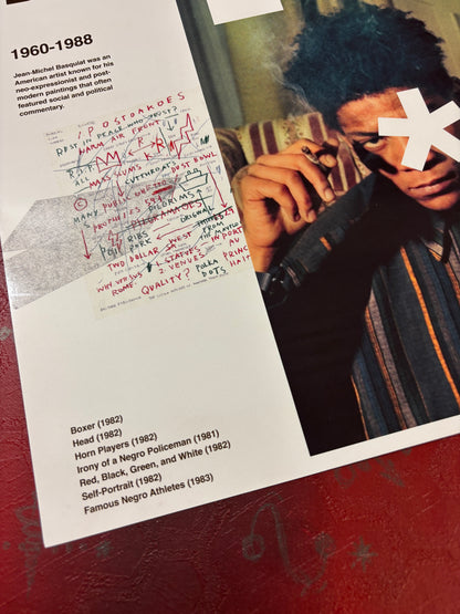 JEAN-MICHEL BASQUIAT - Symbios Design Rare Glossy Poster Print