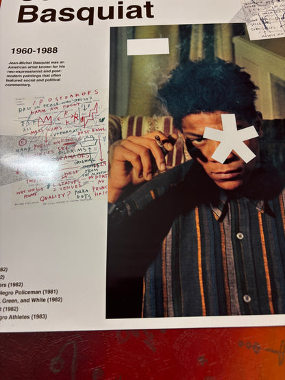 JEAN-MICHEL BASQUIAT - Symbios Design Rare Glossy Poster Print