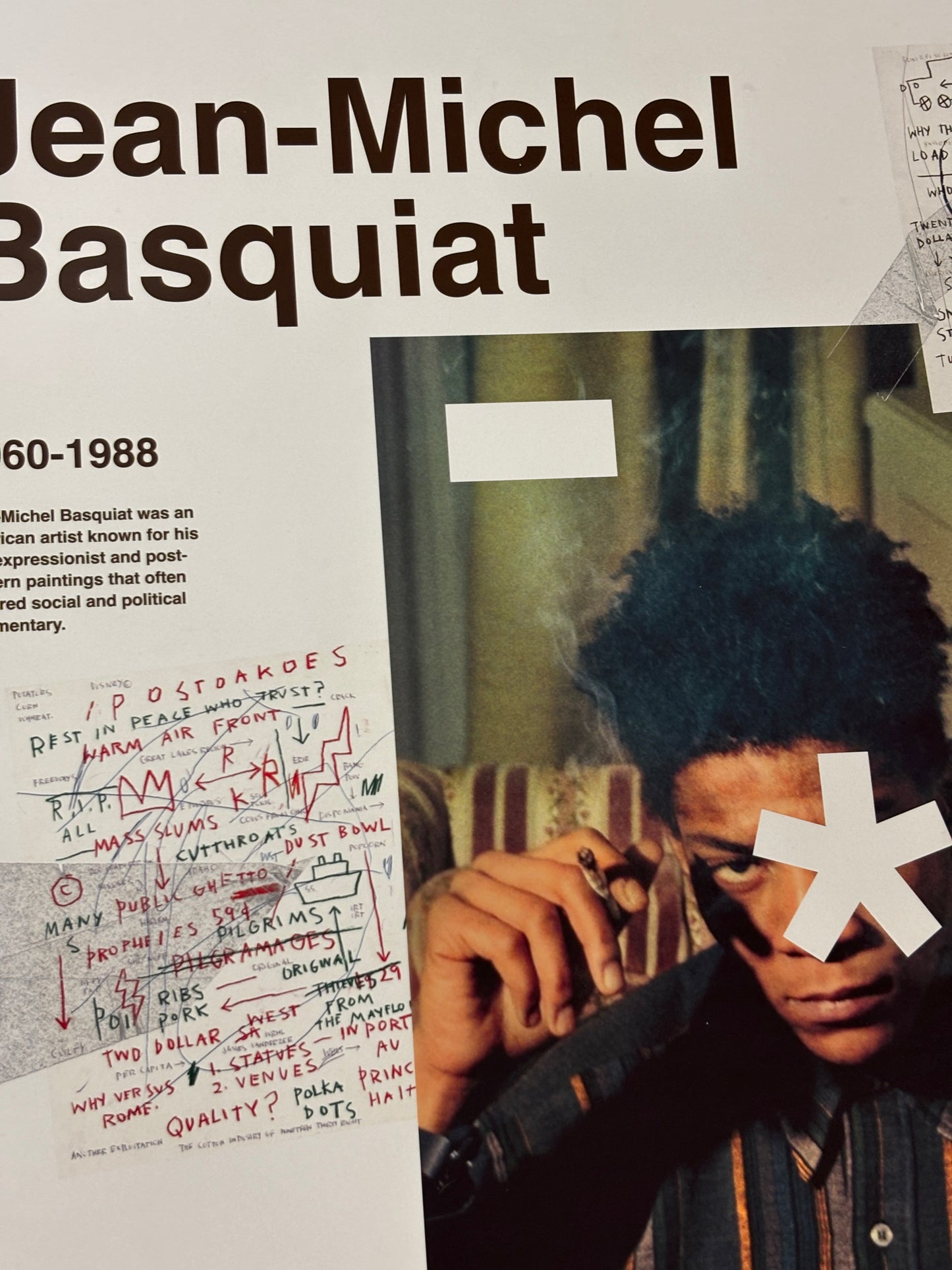 JEAN-MICHEL BASQUIAT - Symbios Design Rare Glossy Poster Print