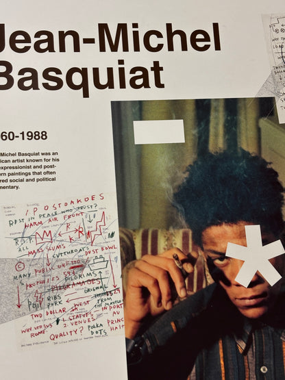 JEAN-MICHEL BASQUIAT - Symbios Design Rare Glossy Poster Print