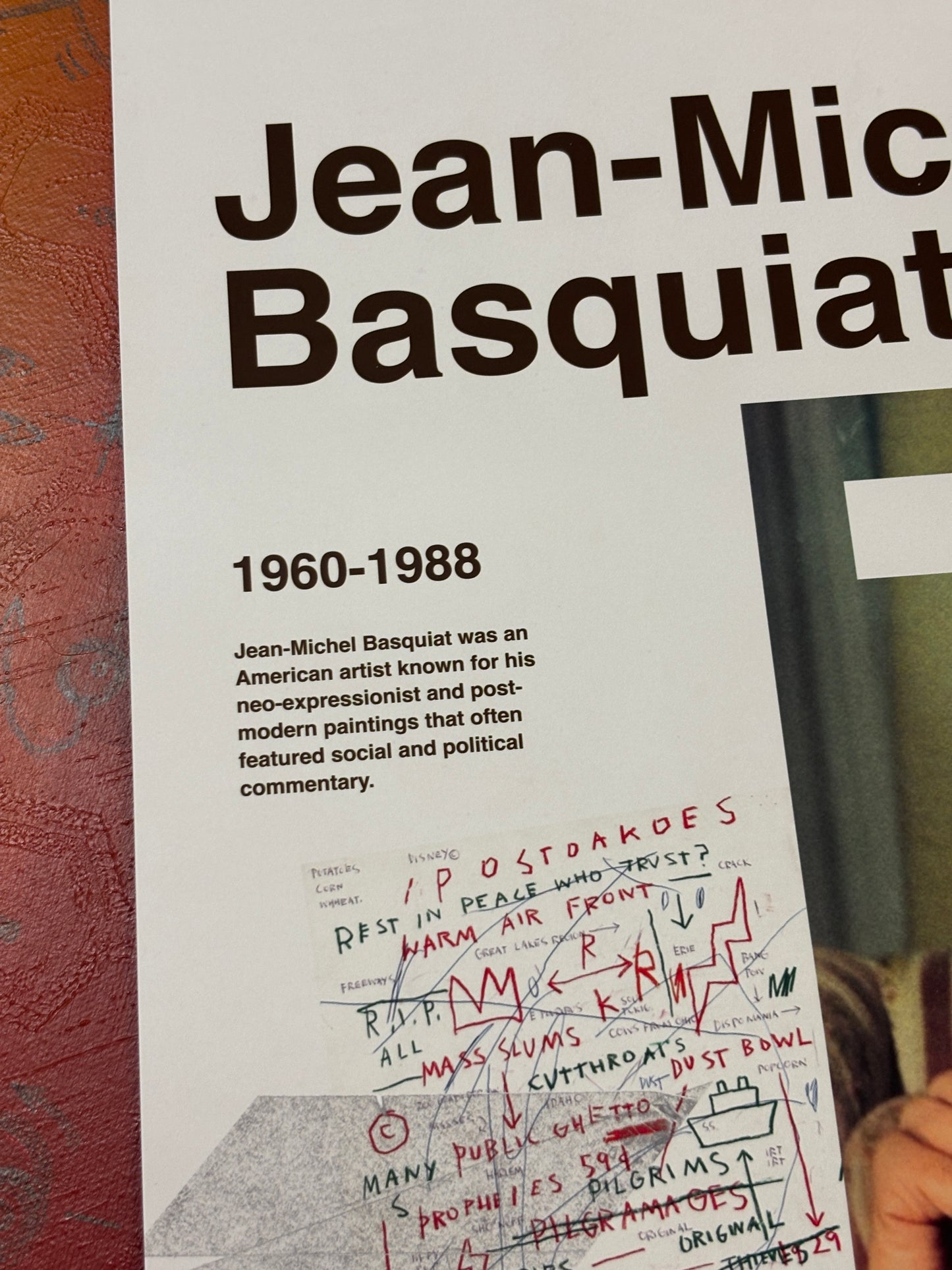 JEAN-MICHEL BASQUIAT - Symbios Design Rare Glossy Poster Print