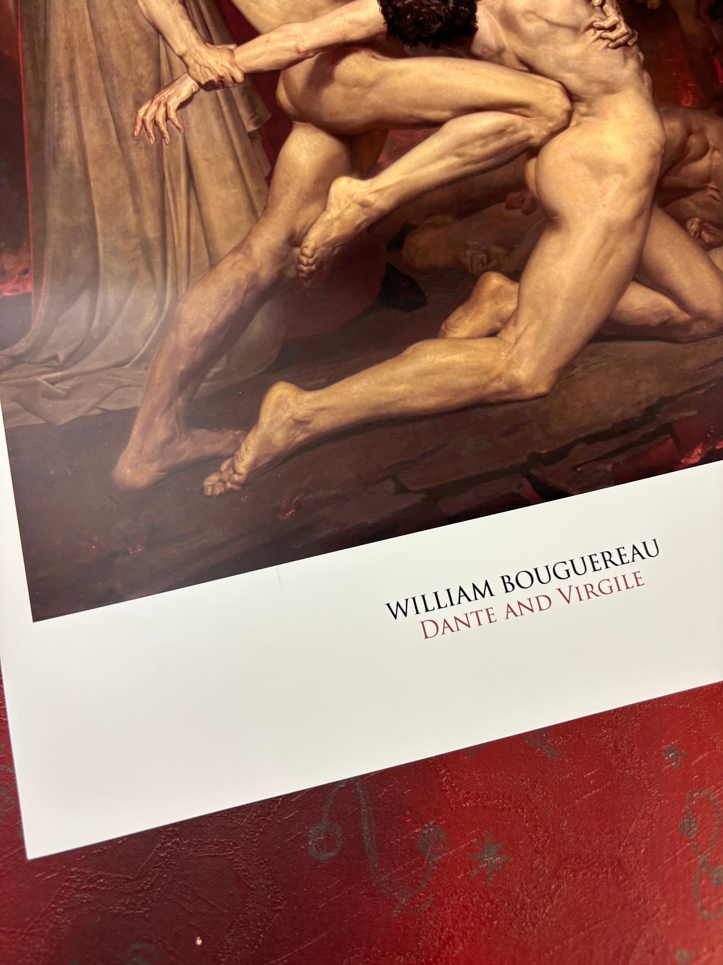 WILLIAM BOURGUEREAU - DANTE & VIRGILE - Symbios Design Rare Glossy Poster Print