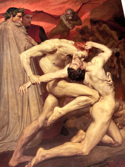 WILLIAM BOURGUEREAU - DANTE & VIRGILE - Symbios Design Rare Glossy Poster Print