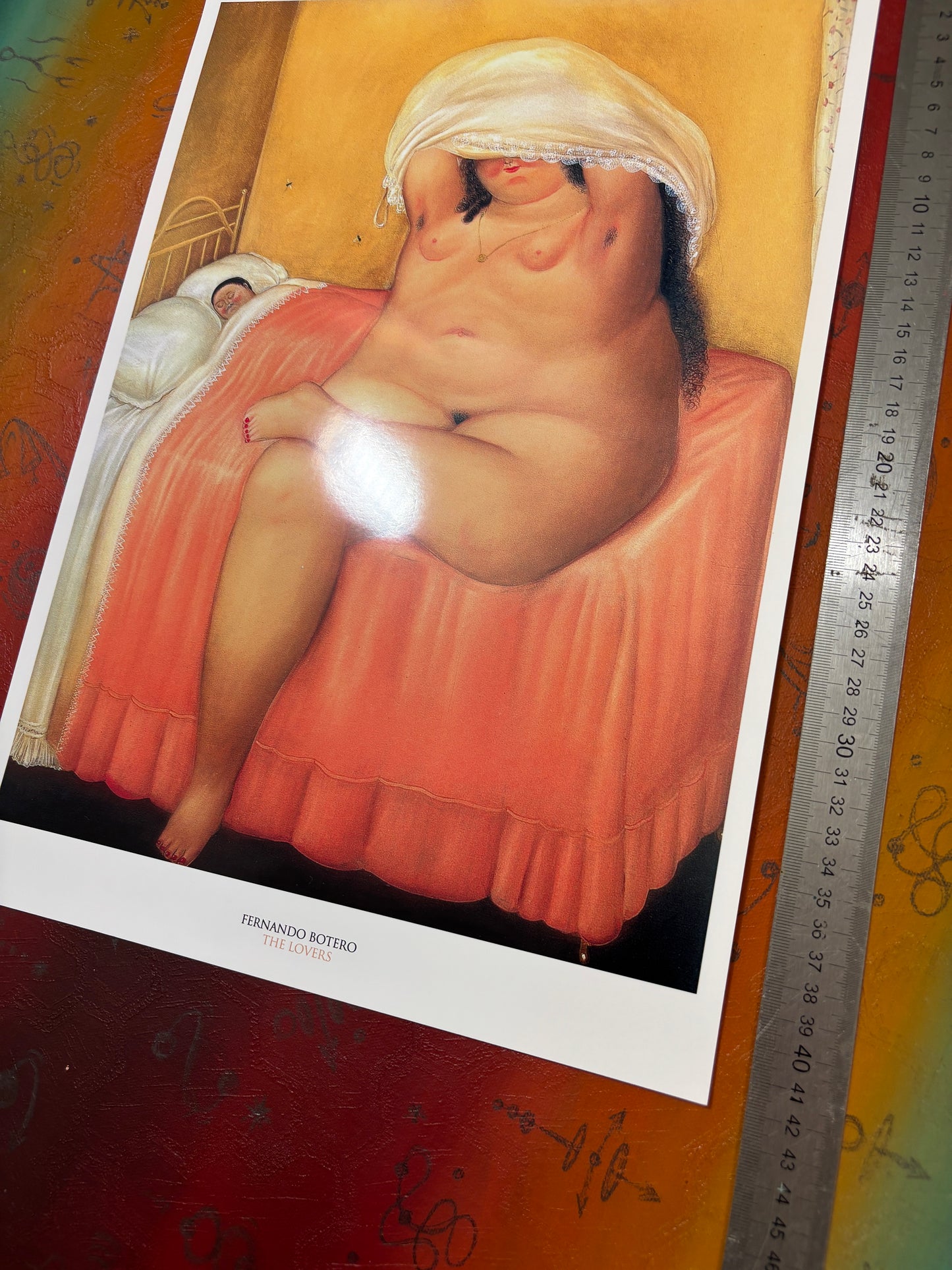 FERNANDO BOTERO - THE LOVERS  - Symbios Design Rare Glossy Poster Print
