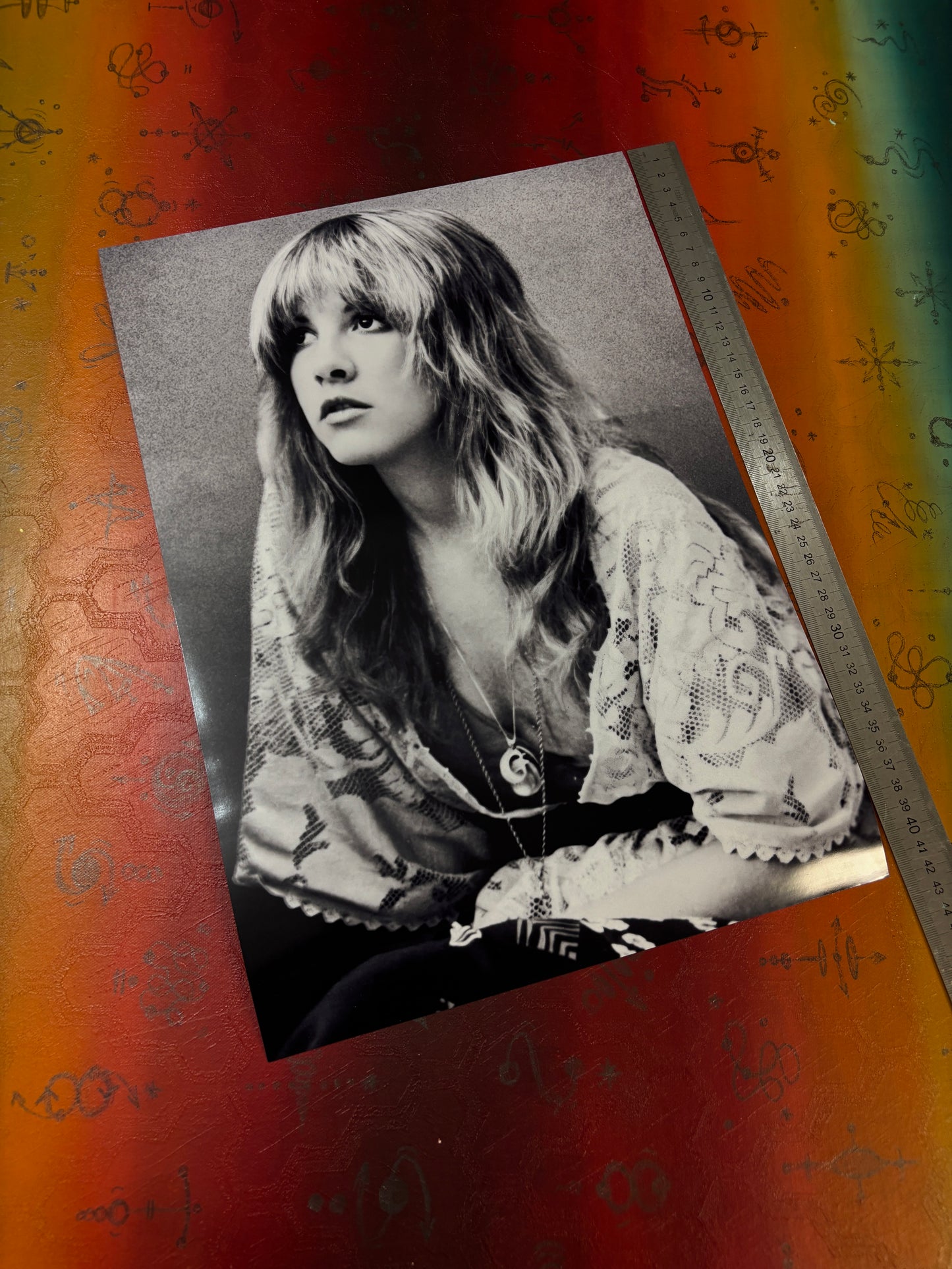 STEVIE NICKS - FLEETWOOD MAC - Symbios Design Rare Glossy Poster Print