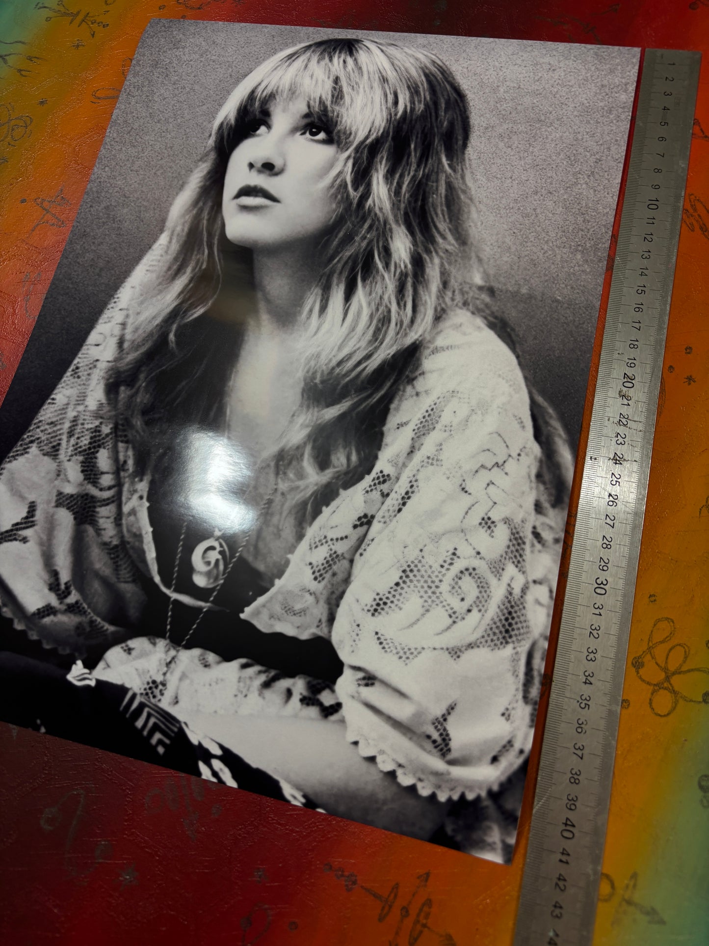 STEVIE NICKS - FLEETWOOD MAC - Symbios Design Rare Glossy Poster Print