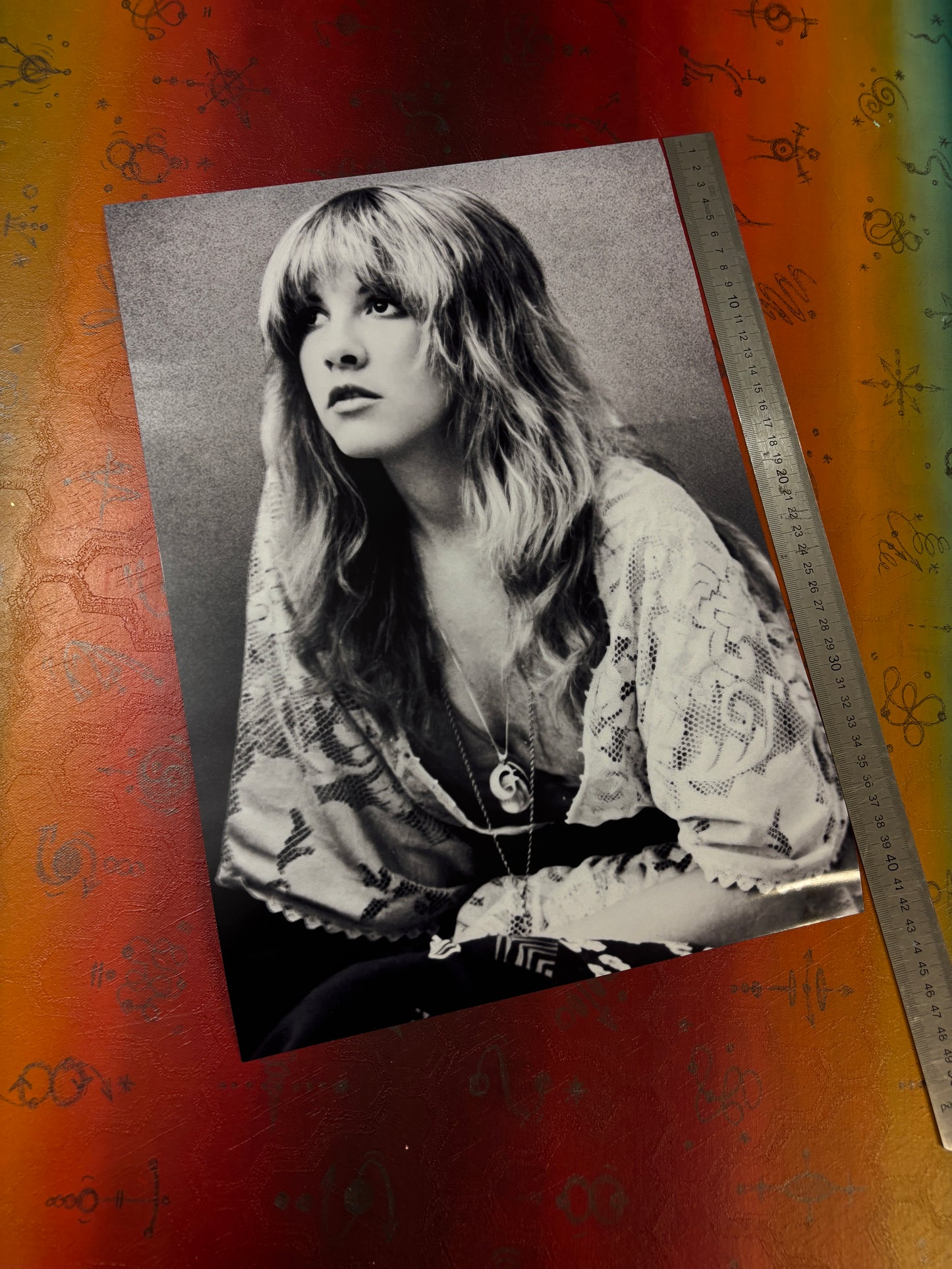 STEVIE NICKS - FLEETWOOD MAC - Symbios Design Rare Glossy Poster Print