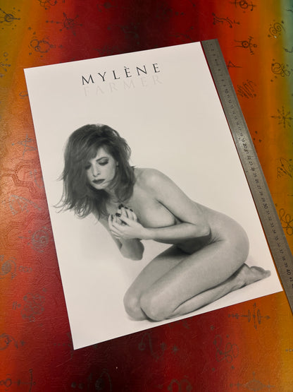 MYLENE FARMER - Symbios Design Rare Glossy Poster Print