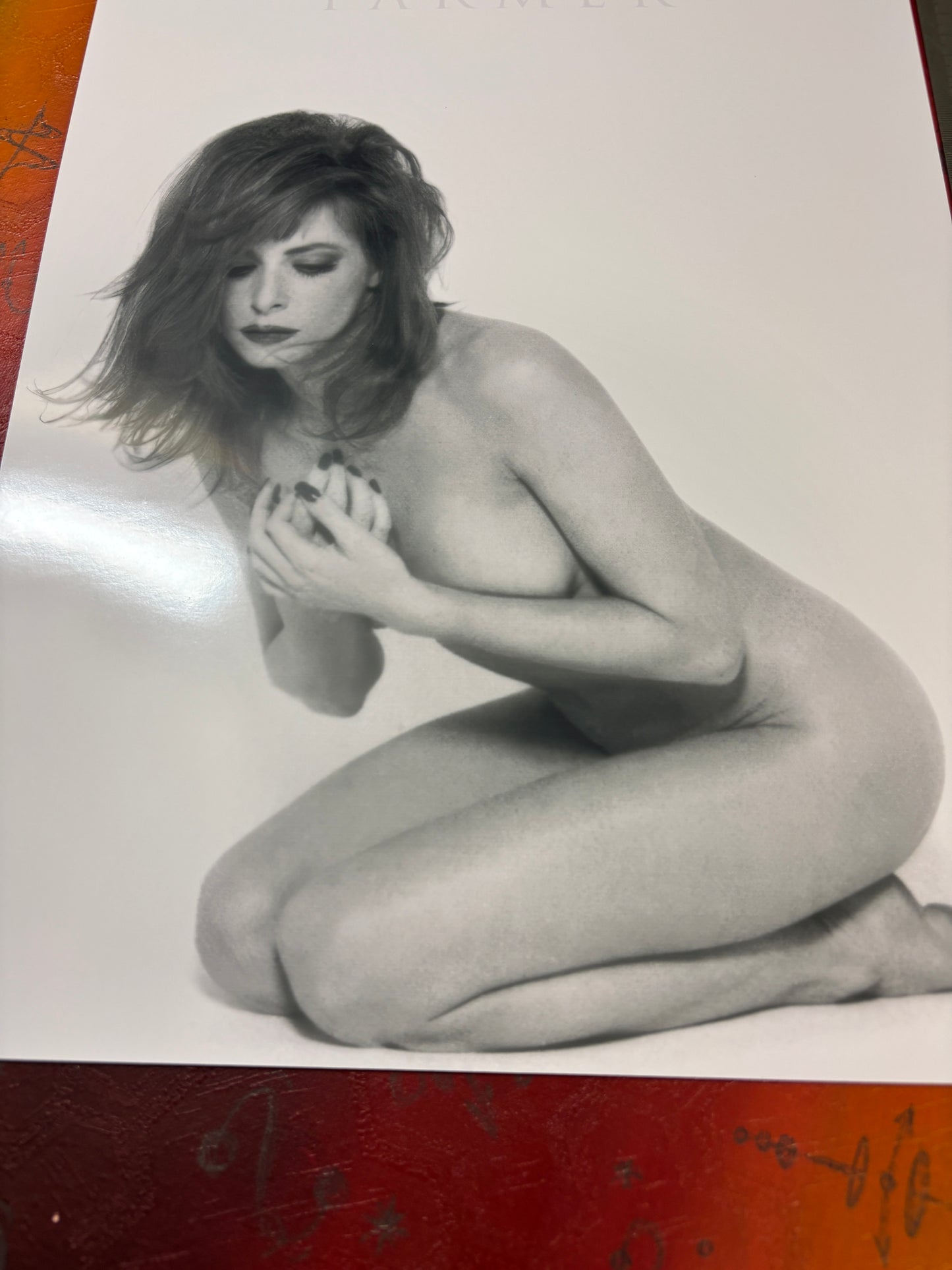MYLENE FARMER - Symbios Design Rare Glossy Poster Print