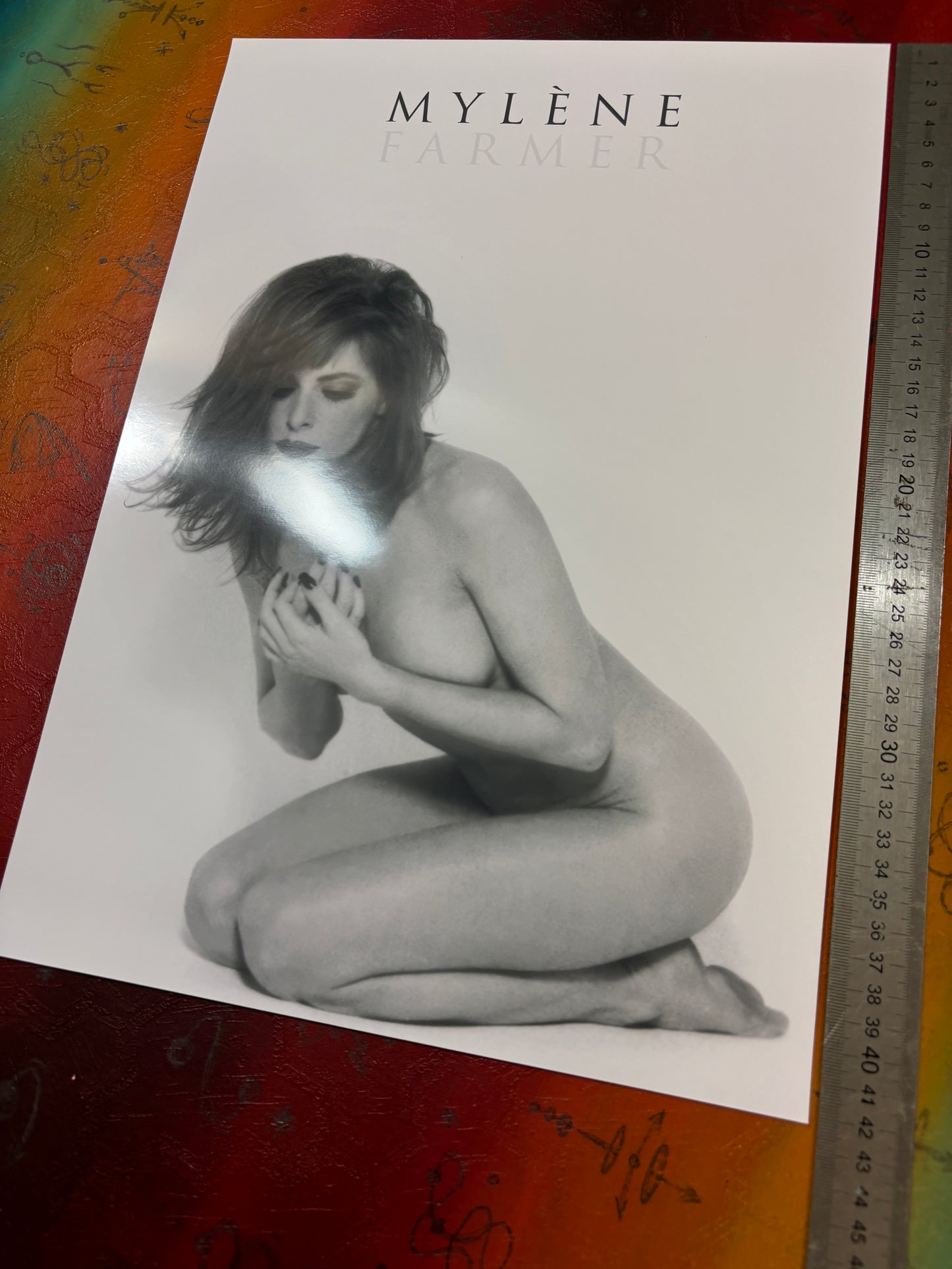 MYLENE FARMER - Symbios Design Rare Glossy Poster Print