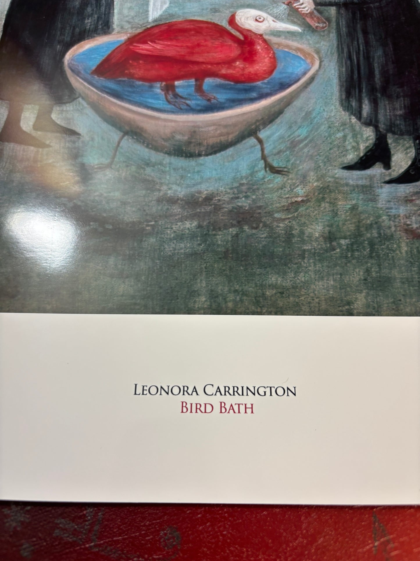 Leonora Carrington - Bird Bath (1974)  - Symbios Design Rare Glossy Poster Print
