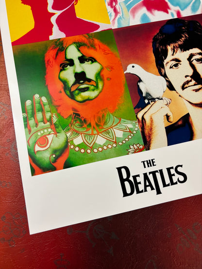 THE BEATLES - POP ART  - Symbios Design Rare Glossy Poster Print