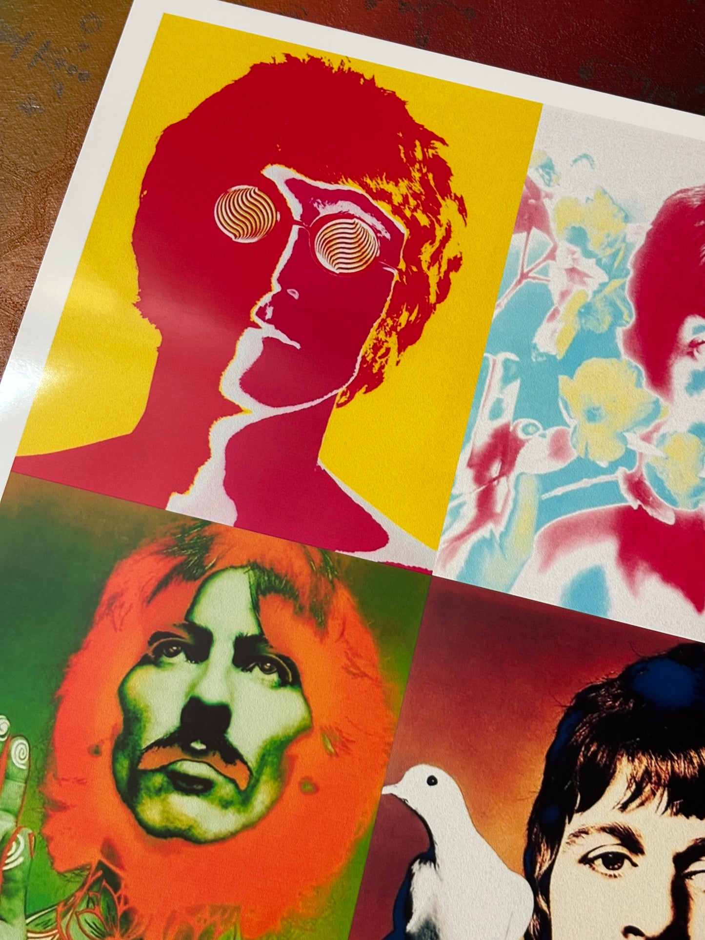 THE BEATLES - POP ART  - Symbios Design Rare Glossy Poster Print