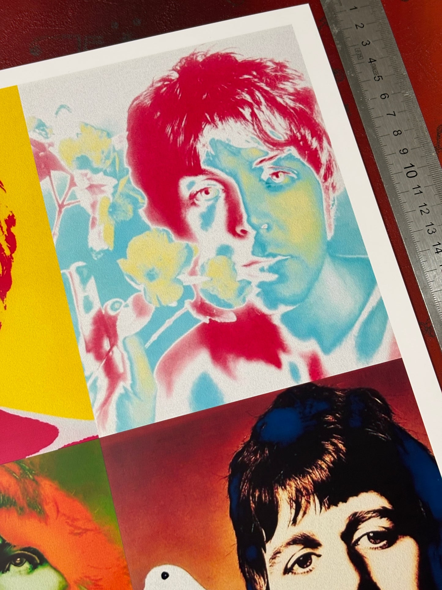 THE BEATLES - POP ART  - Symbios Design Rare Glossy Poster Print