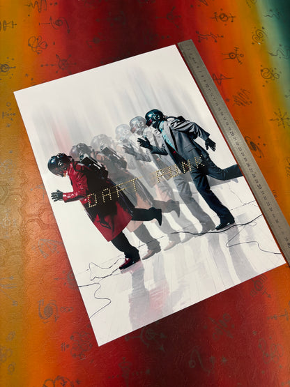 DAFT PUNK - CROSSBEATS - RETRO 1991 - Symbios Design Rare Glossy Poster Print