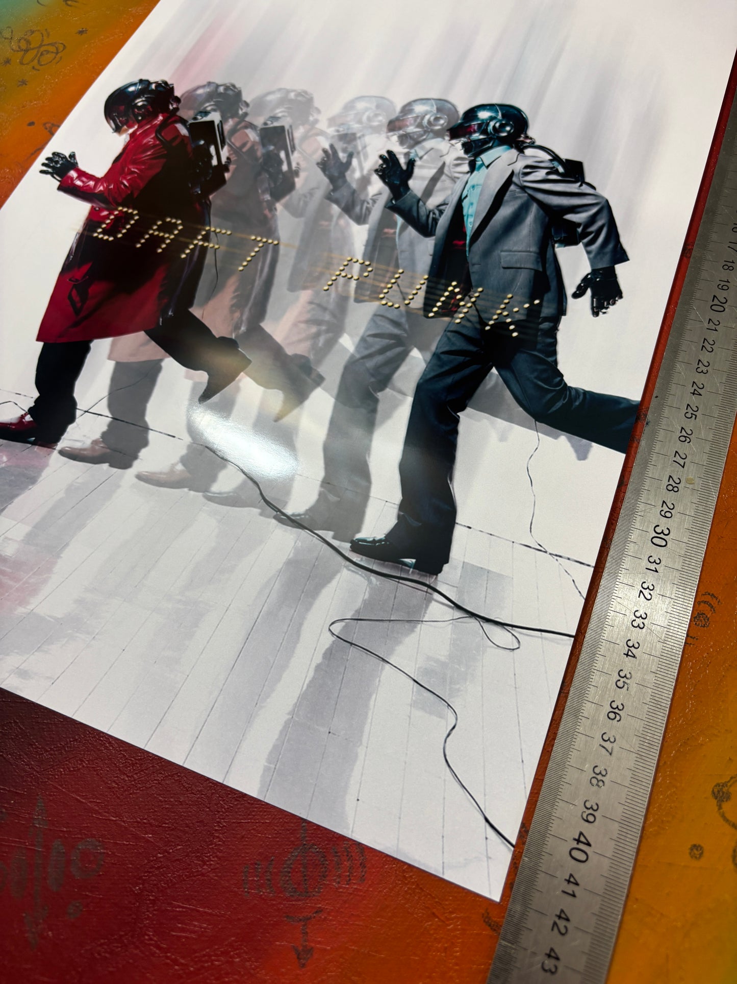 DAFT PUNK - CROSSBEATS - RETRO 1991 - Symbios Design Rare Glossy Poster Print