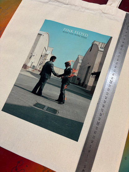 PINK FLOYD - WISH YOU WERE HERE  - Symbios Design Tote Bag