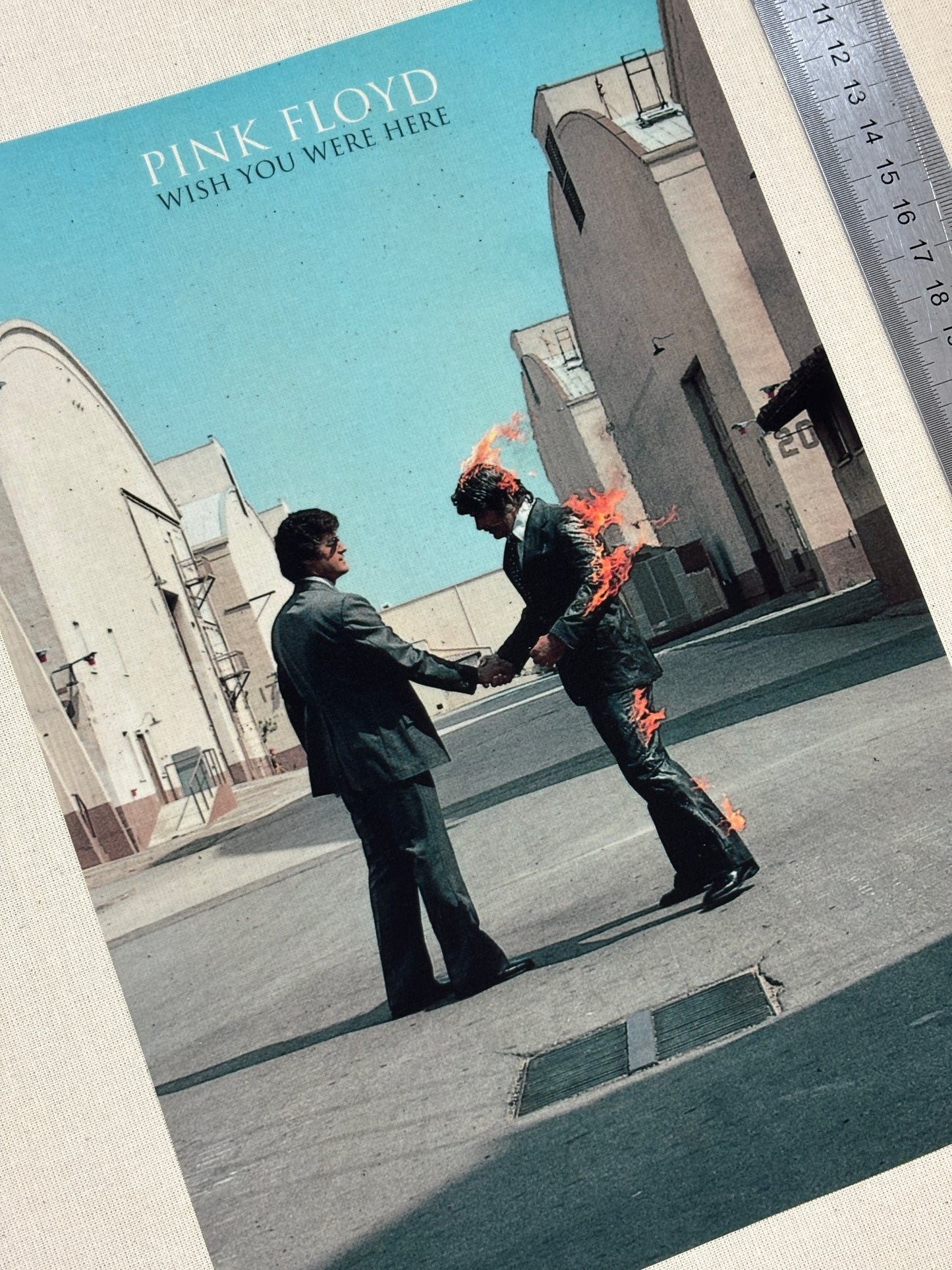 PINK FLOYD - WISH YOU WERE HERE  - Symbios Design Tote Bag