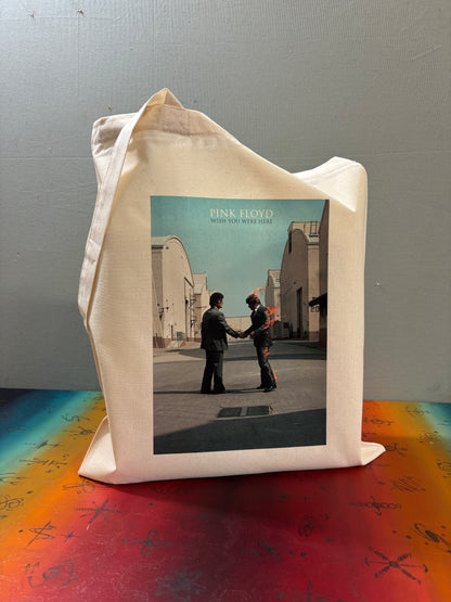 PINK FLOYD - WISH YOU WERE HERE  - Symbios Design Tote Bag