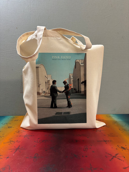 PINK FLOYD - WISH YOU WERE HERE  - Symbios Design Tote Bag