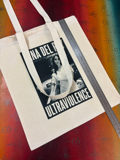 LANA DEL REY - ULTRAVIOLENCE  - Symbios Design Tote Bag