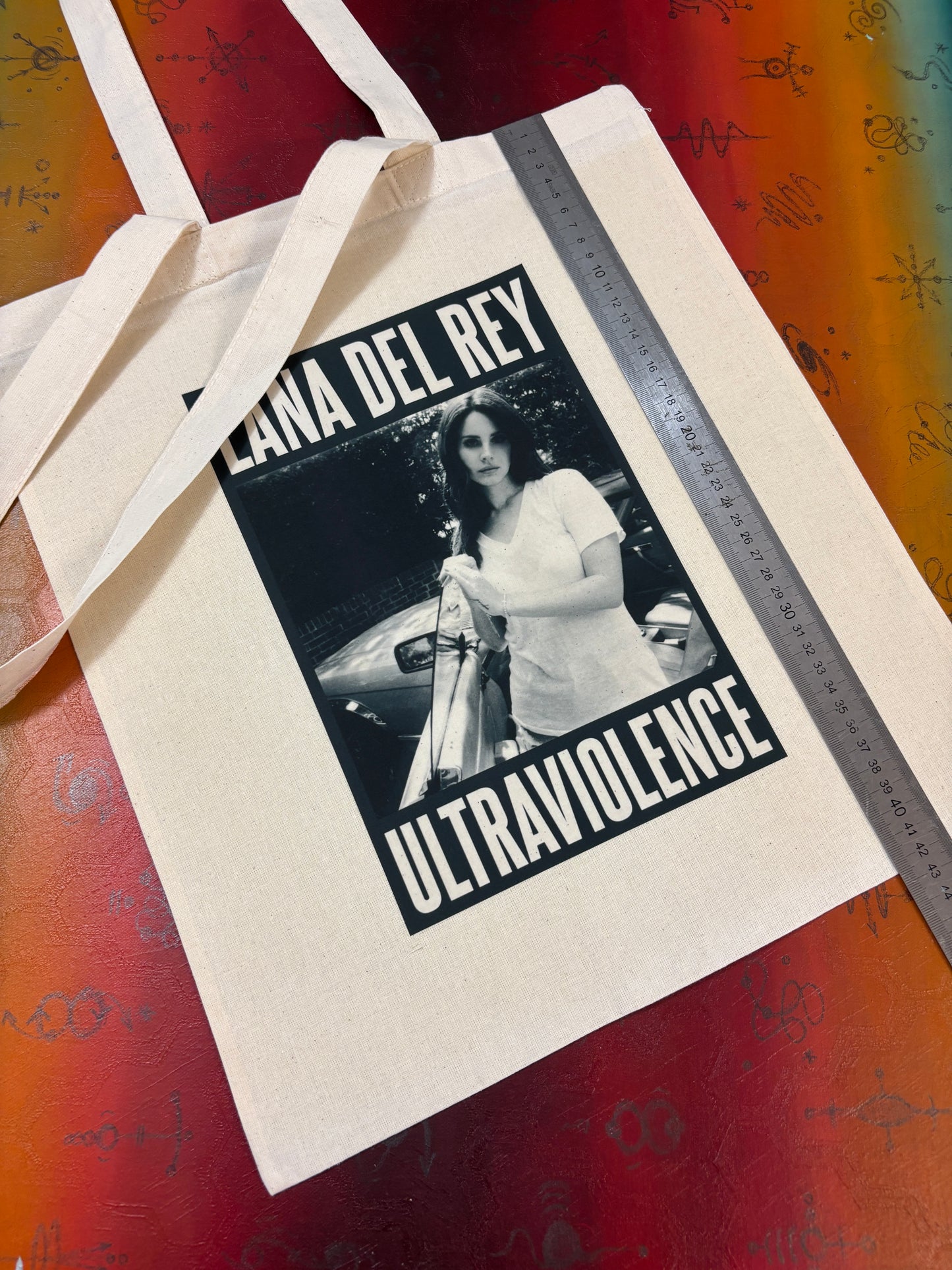 LANA DEL REY - ULTRAVIOLENCE  - Symbios Design Tote Bag