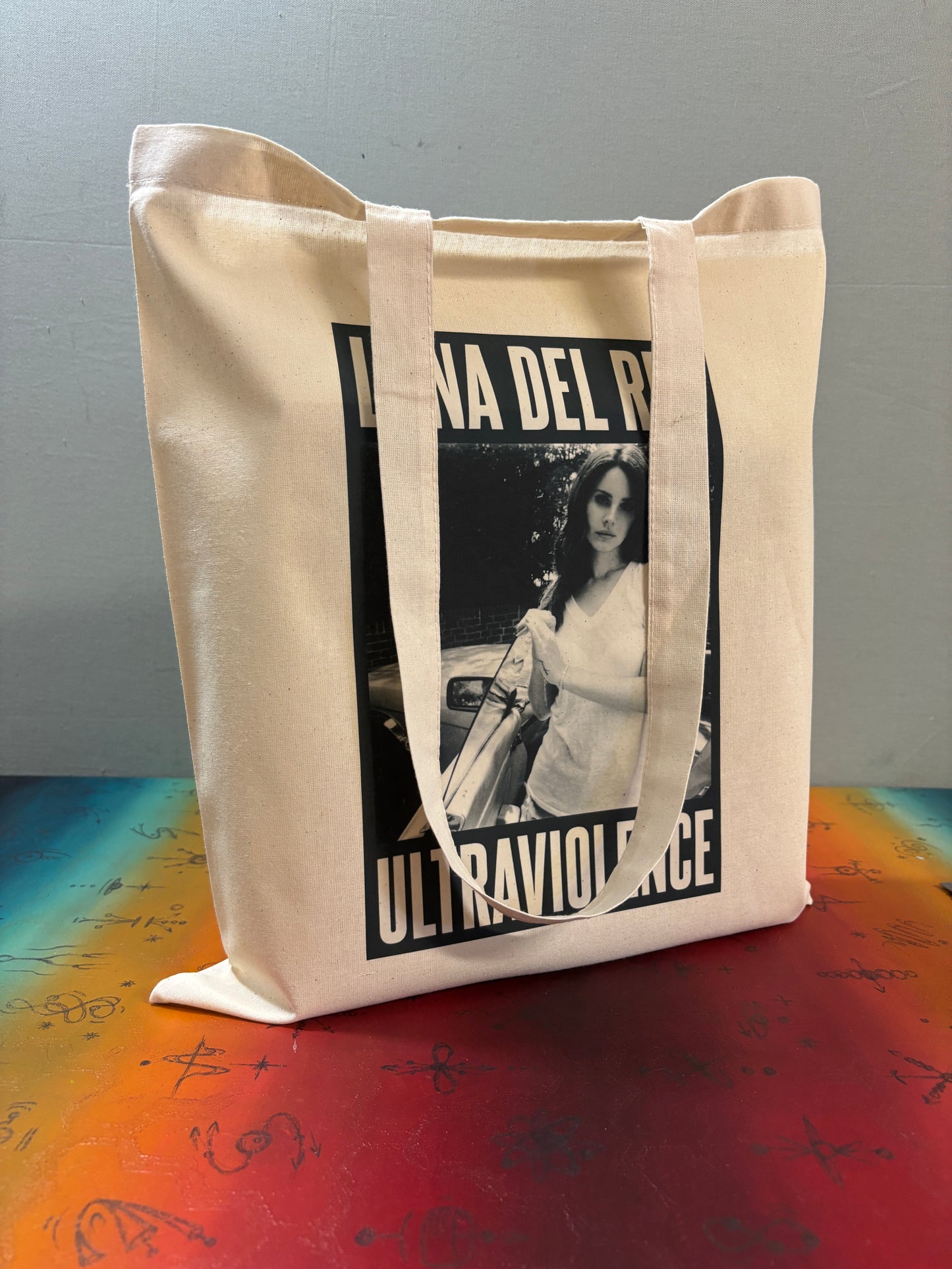LANA DEL REY - ULTRAVIOLENCE  - Symbios Design Tote Bag