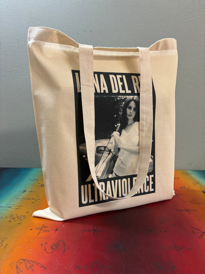 LANA DEL REY - ULTRAVIOLENCE  - Symbios Design Tote Bag