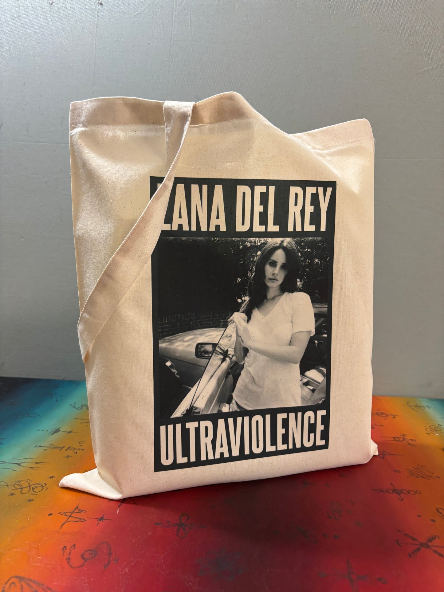 LANA DEL REY - ULTRAVIOLENCE  - Symbios Design Tote Bag