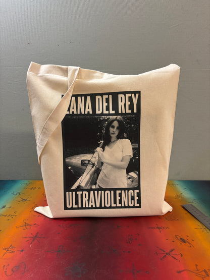 LANA DEL REY - ULTRAVIOLENCE  - Symbios Design Tote Bag