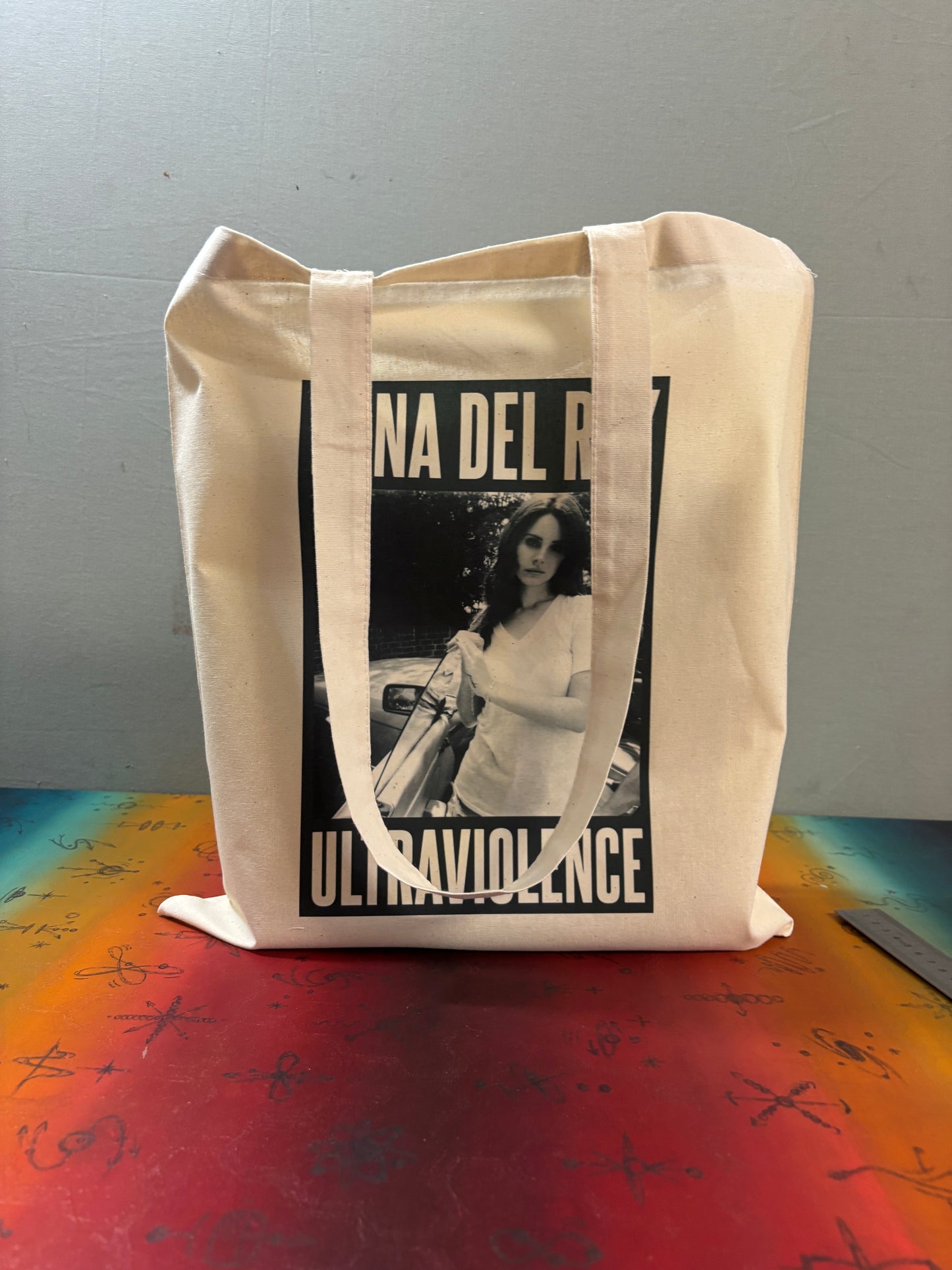 LANA DEL REY - ULTRAVIOLENCE  - Symbios Design Tote Bag