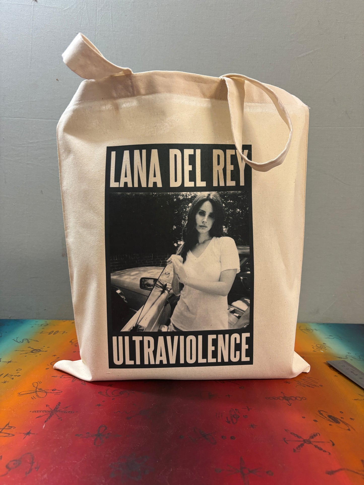 LANA DEL REY - ULTRAVIOLENCE  - Symbios Design Tote Bag