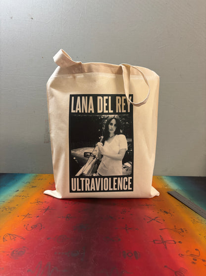 LANA DEL REY - ULTRAVIOLENCE  - Symbios Design Tote Bag