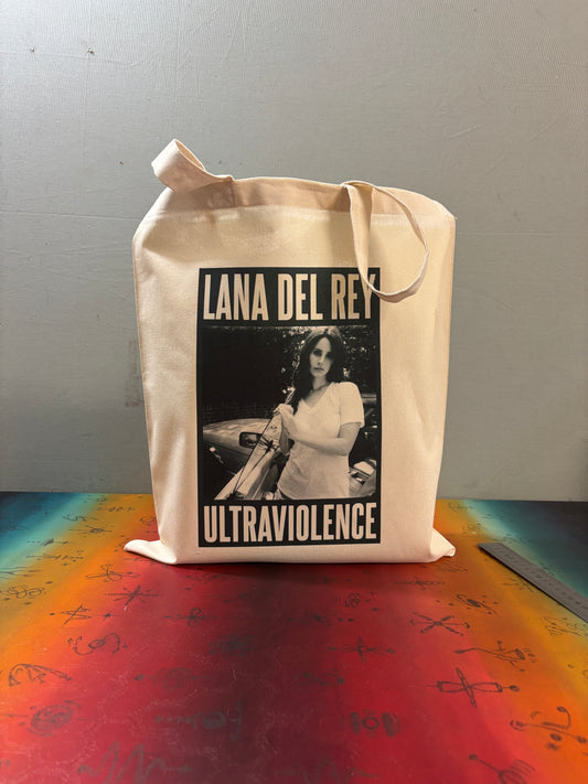 LANA DEL REY - ULTRAVIOLENCE  - Symbios Design Tote Bag