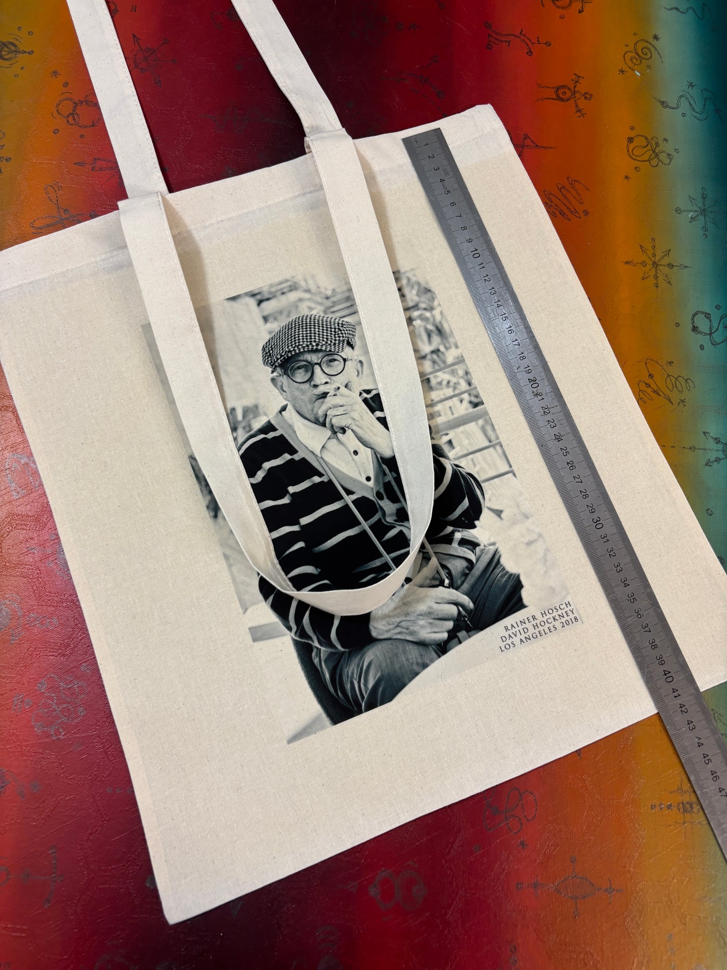 DAVID HOCKNEY - Symbios Design Tote Bag