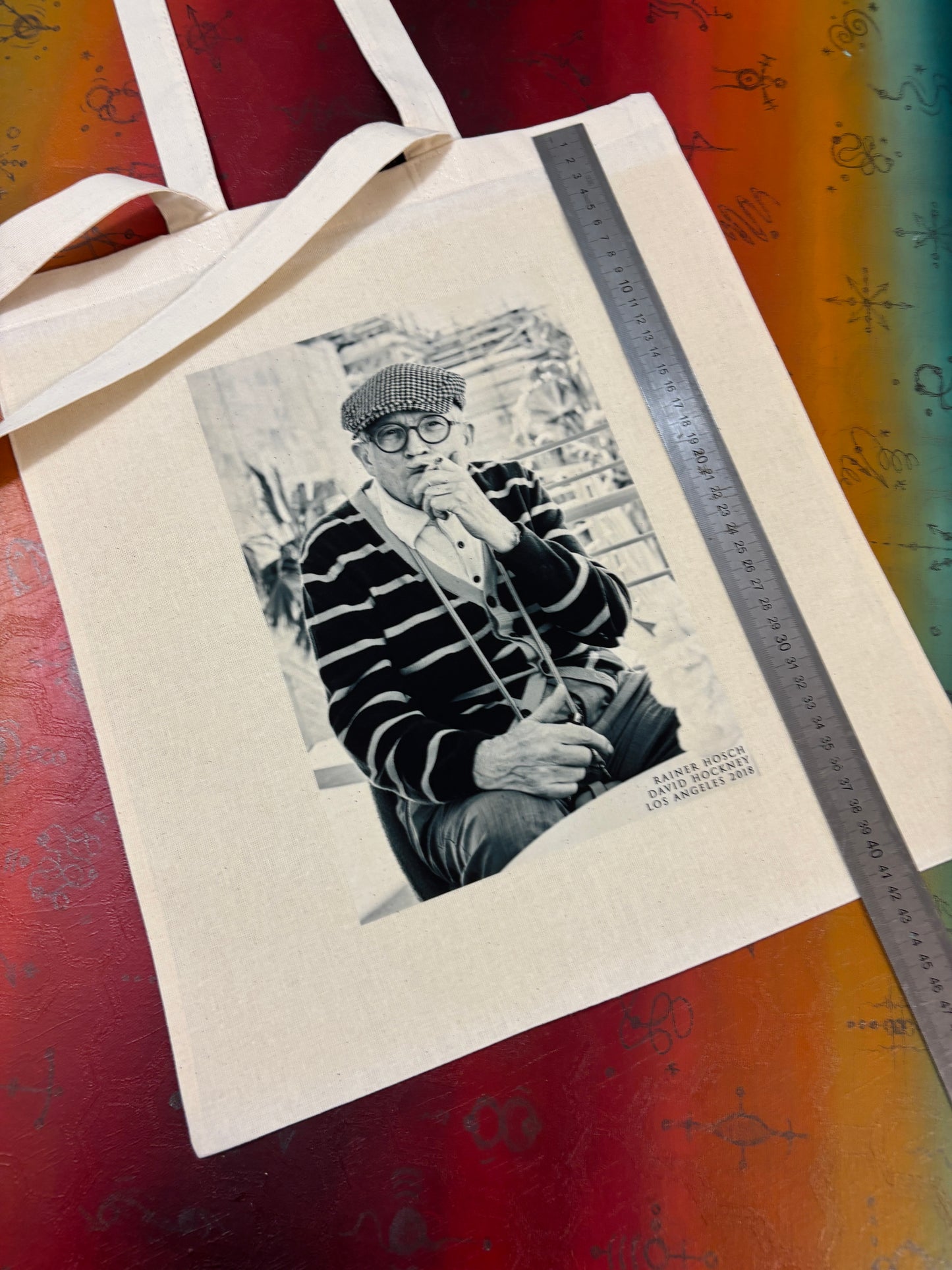 DAVID HOCKNEY - Symbios Design Tote Bag