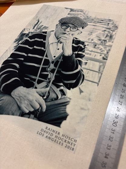 DAVID HOCKNEY - Symbios Design Tote Bag