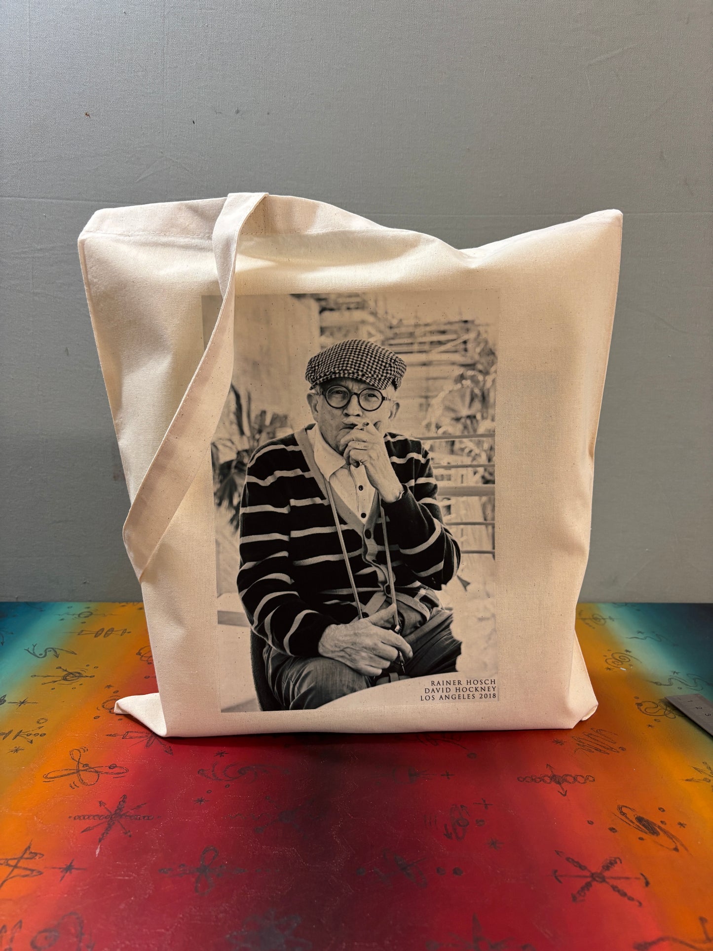 DAVID HOCKNEY - Symbios Design Tote Bag
